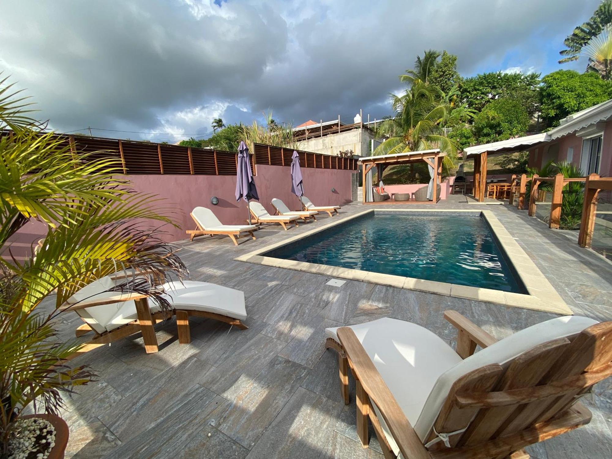 Villa Avec Piscine, Vue Sur Mer, Rocher Du Diamant Sainte-Luce Bagian luar foto